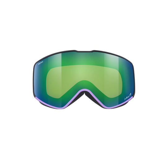 Julbo ALPHA Goggle J76112143 in Black - Purple Colour with a SPECTRON 3 GOLDANGE lens