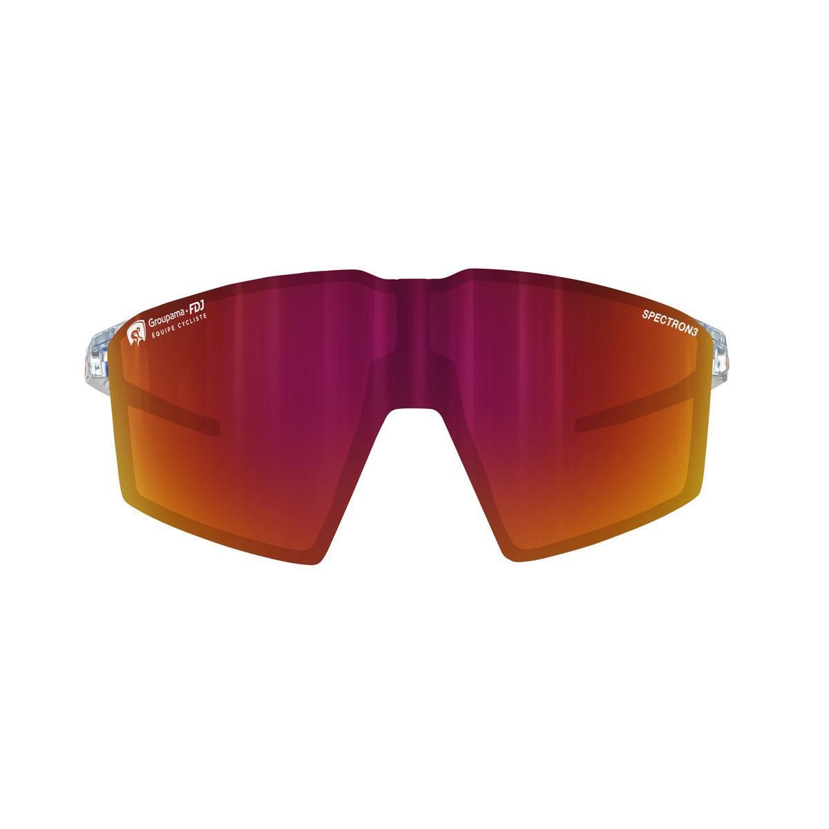 Julbo EDGE - GROUPAMA-FDJ Edition Sunglasses J5621174 in Crytal - Metallic Blue with a SPECTRON 3 SMOKE lens