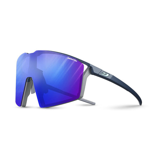 Julbo EDGE Sunglasses J5623412 in Matt Blue - Grey with a REACTIV 1-3 HC lens