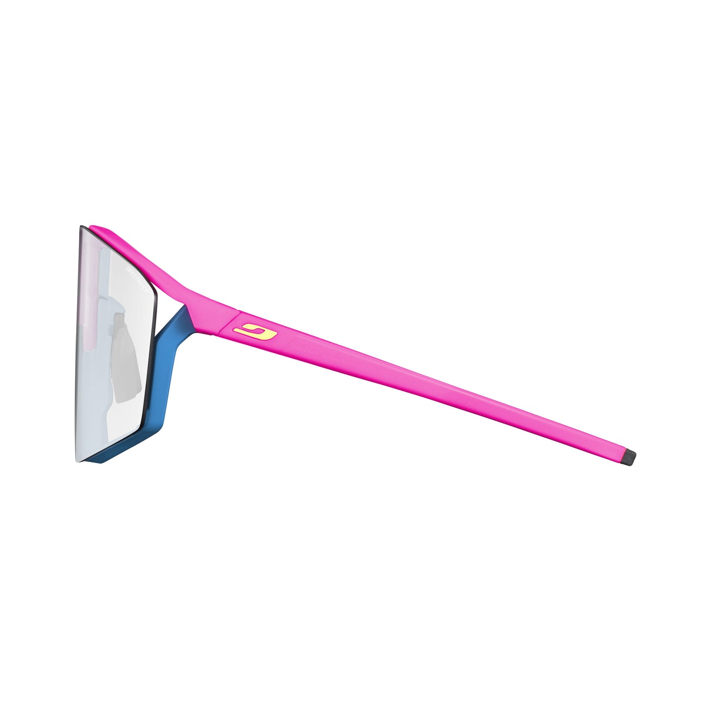 Julbo EDGE Sunglasses J5621119 in Fluo Pink - Blue with a SPECTRON 3 Smoke lens