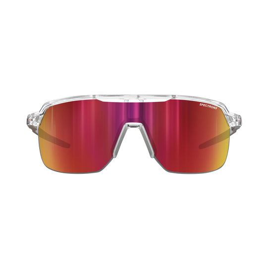 Julbo FREQUENCY Sunglasses J5671175 in Cristal - Red with a SPECTRON 3 Smoke lens