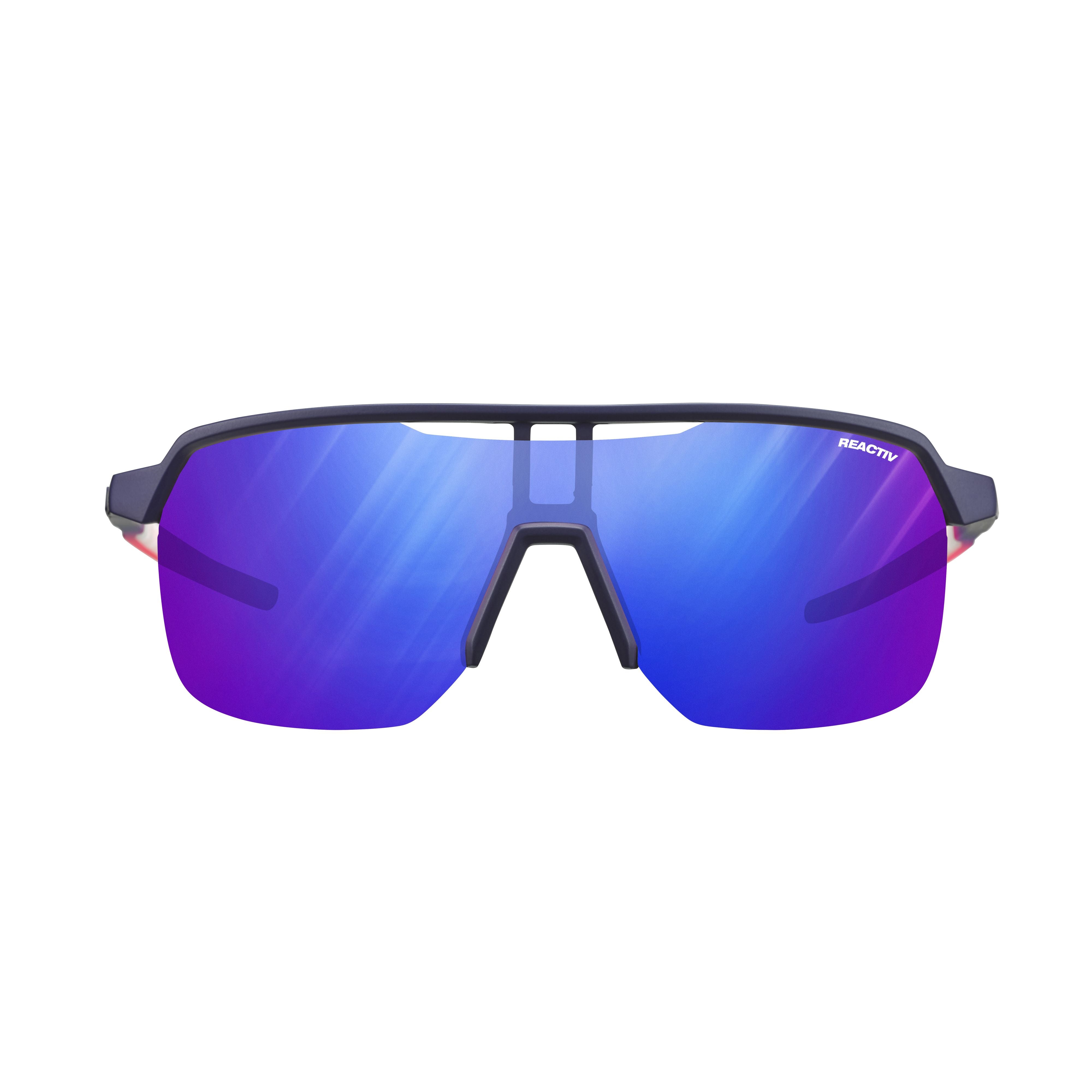 Julbo FREQUENCY Sunglasses J5673426 in Purple - Pink with a REACTIV 1-3 High Contrast Lens