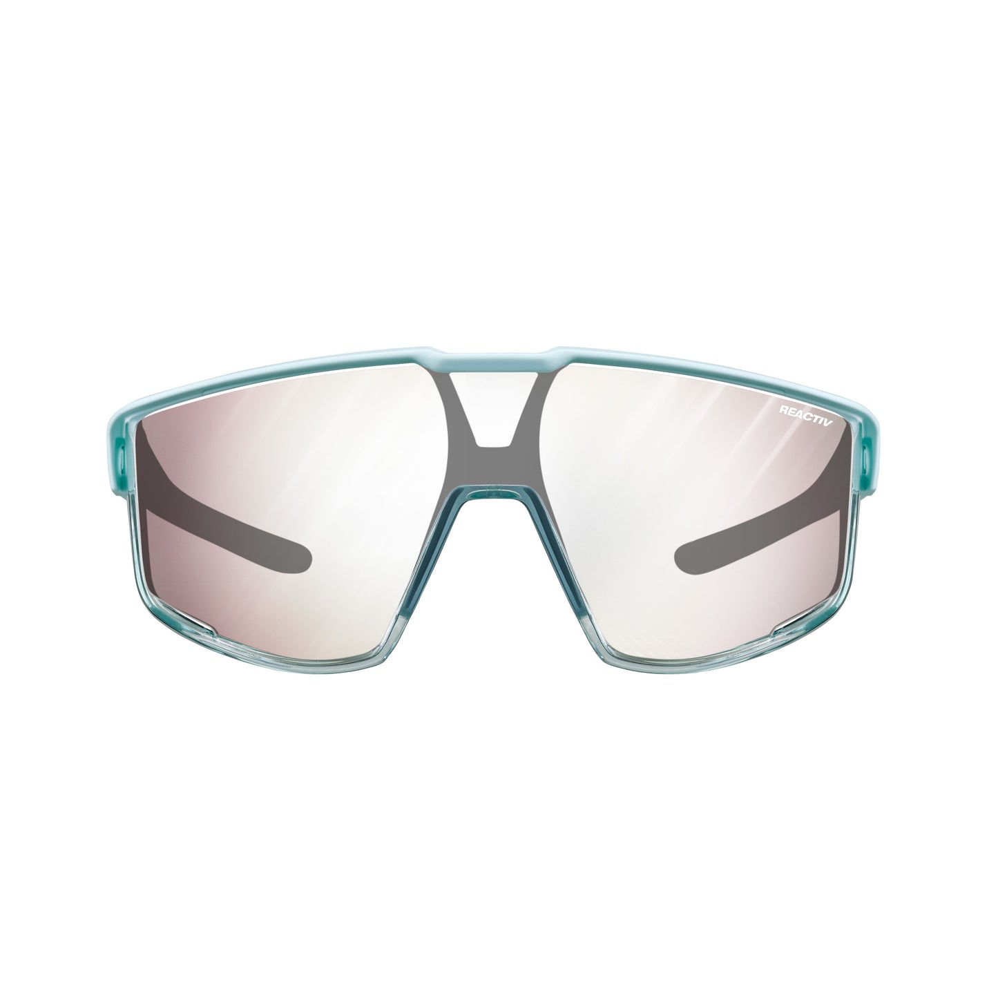 Julbo FURY Sunglasses J5314432 in Translucent Blue - Blue with a REACTIV 0-3 High Contrast Lens