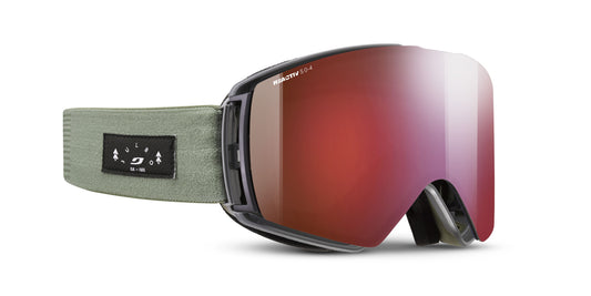 Julbo LAUNCHER Goggle J78140164 in Green Colour with a REACTIV 0-4 HC lens