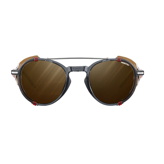 Julbo LEGACY Sunglasses J5645014 in Black Translu - Shields Red with a REACTIV 2-4 POLARIZED lens
