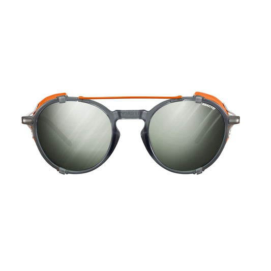 Julbo LEGACY Sunglasses J5647820 in Grey - Shields Orange with a REACTIV 1-3 GLARE CONTROL Green lens