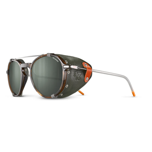Julbo LEGACY Sunglasses J5649051 in Brown - Shields Orange with a SPECTRON 3 POLARIZED Blue lens