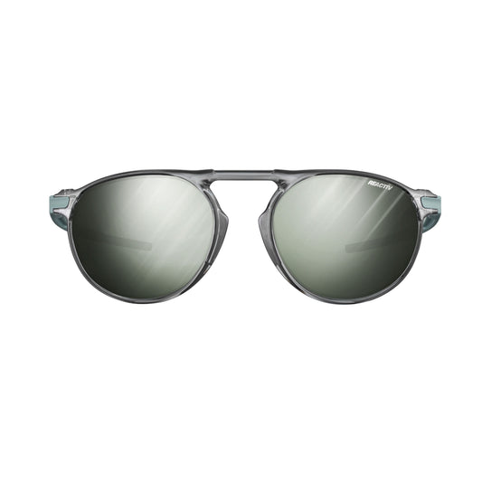 Julbo META Sunglasses J5527814 in Shiny Translu Black - Army - Gold with a REACTIV 1-3 GLARE CONTROL GREEN lens