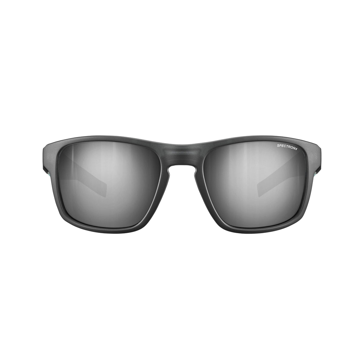 Julbo SHIELD M Sunglasses J5441222 in Black Translucent - Ice Blue - Pink with a SPECTRON 4 Brown lens