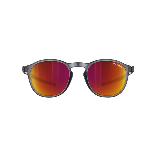 Julbo Shine L Sunglasses J5751114 in Shiny-Red Trans Black with a SPECTRON 3 Smoke lens
