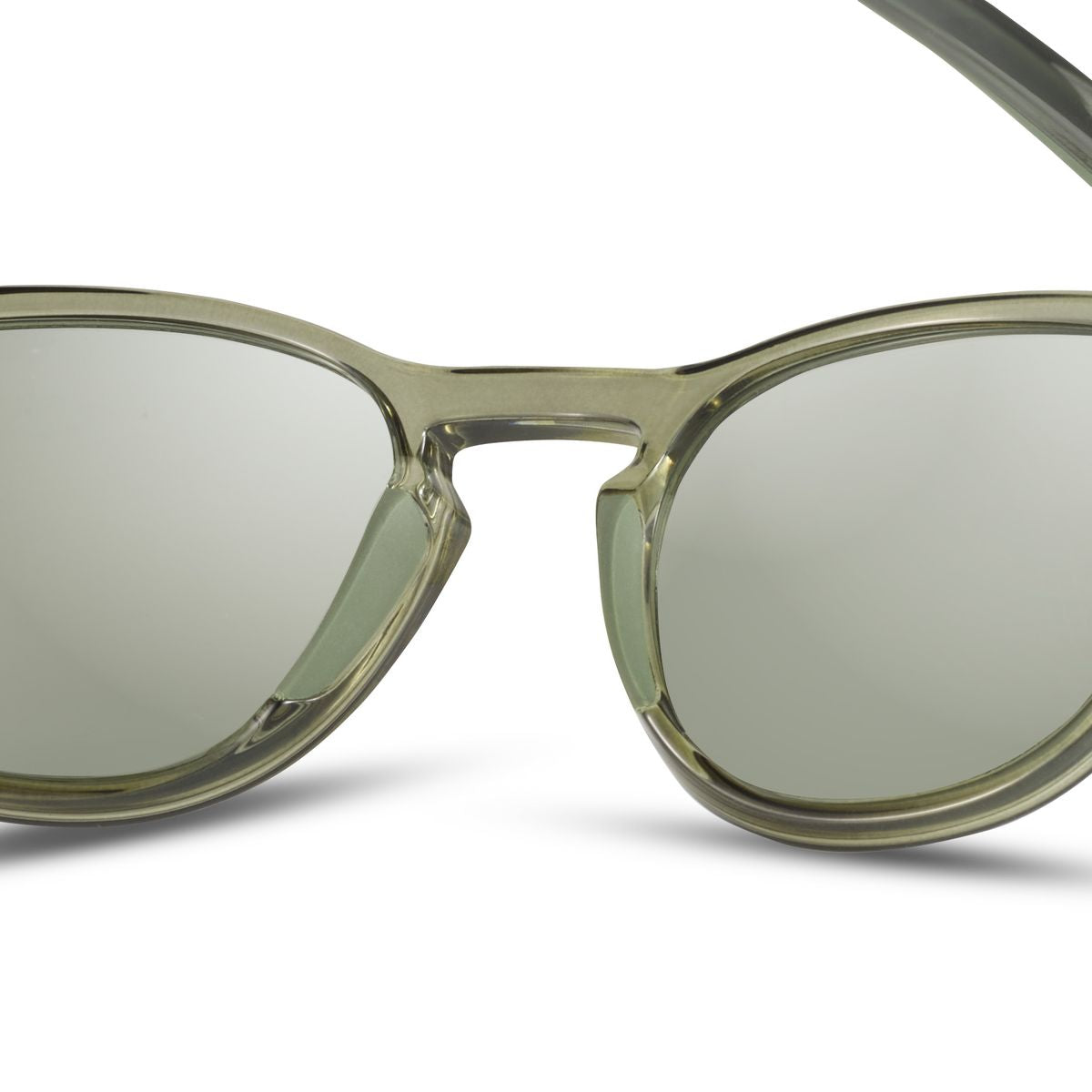 Julbo Shine L Sunglasses J5757816 in Shiny Trans-Green Army with a REACTIV 1-3 GLARE CONTROL Green lens