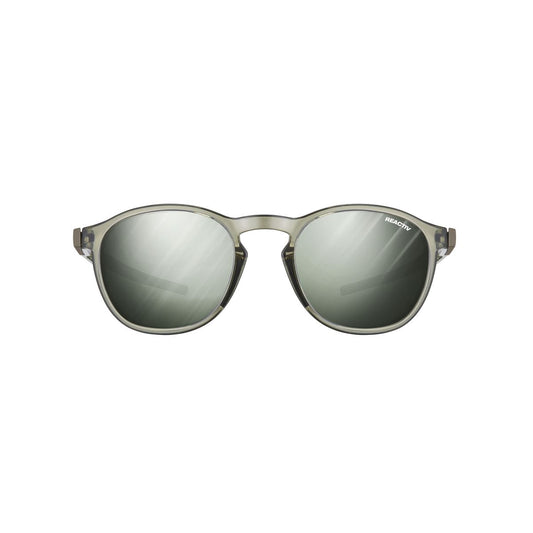Julbo Shine L Sunglasses J5757816 in Shiny Trans-Green Army with a REACTIV 1-3 GLARE CONTROL Green lens