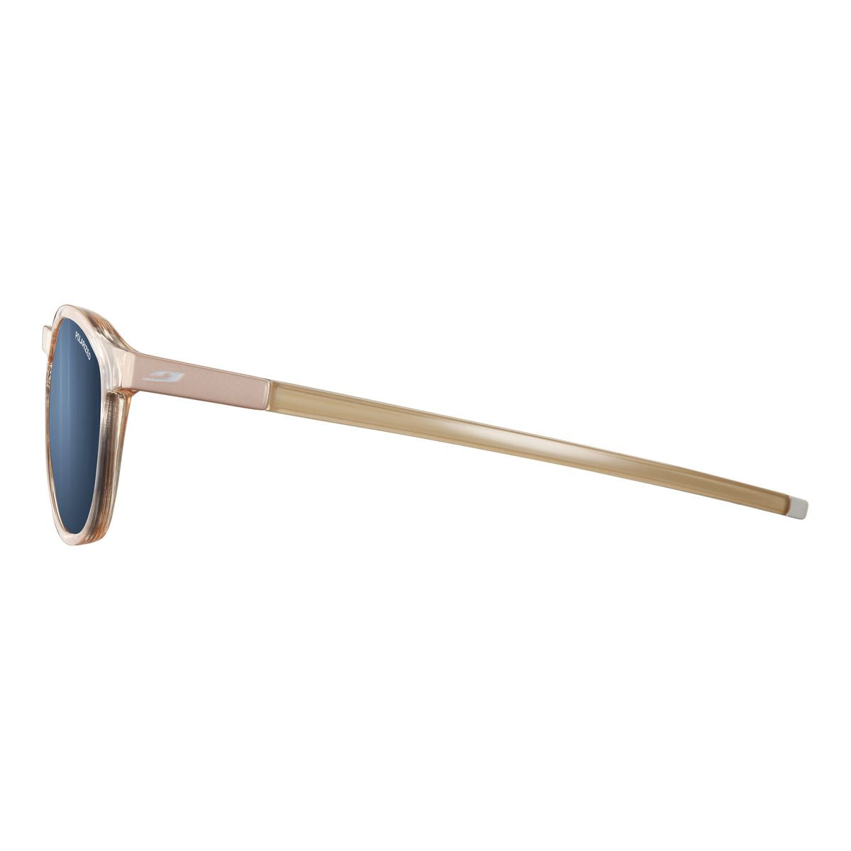 Julbo Shine L Sunglasses J5759019 in Shiny-Light Gray Blush with a SPECTRON 3 POLARIZED lens