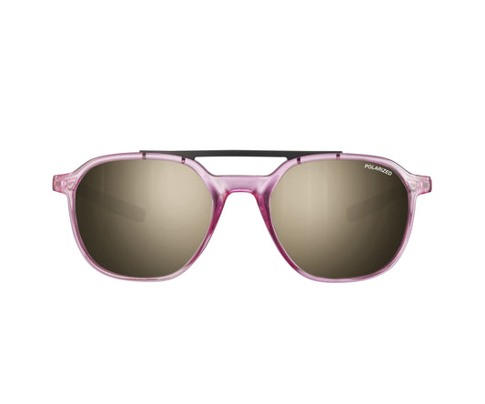 Julbo SLACK Sunglasses J569118 in Raspberry Translucent Matt with a SPECTRON 3 POLARIZED Brown lens