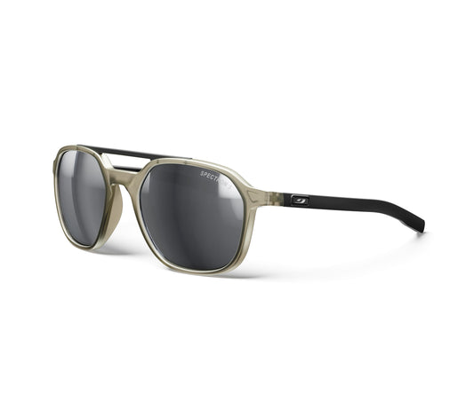 Julbo Slack Cover Sunglasses J5871117 in Beige-Trans-Black with a SPECTRON 3 Smoke lens