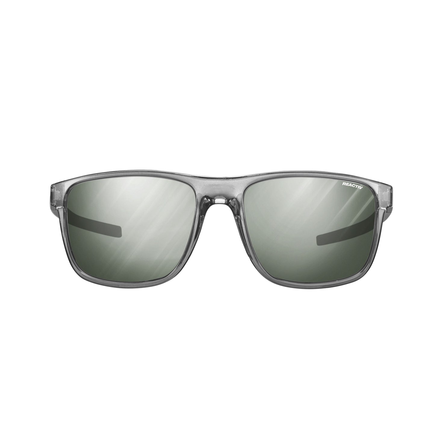 Julbo THE STREETS Sunglasses J5737814 in Black - Grey with a REACTIV 1-3 GLARE CONTROL Green lens