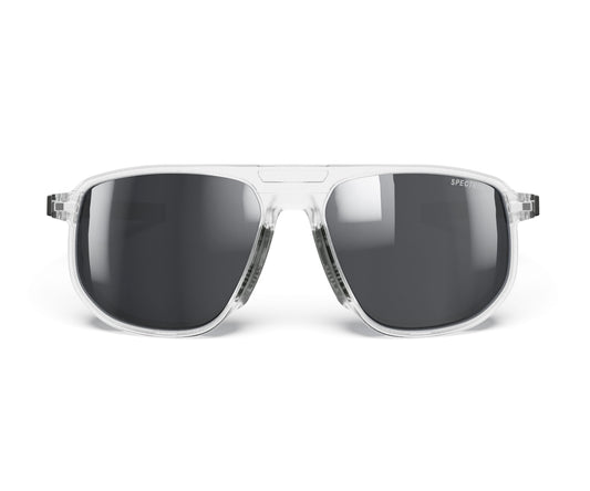 Julbo Ward Sunglasses J5862020 in Trans-Grey-Glossy-Black with a SPECTRON 3 Smoke lens