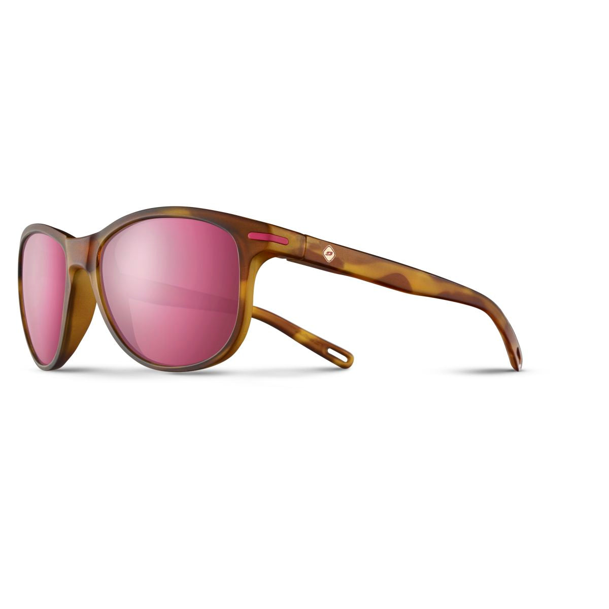 Julbo ADELAIDE Sunglasses J5129051 in Tortoise Light with a SPECTRON 3 POLARIZED PINK lens