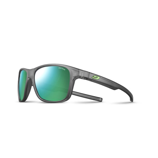 Julbo CRUISER Sunglasses J5221124 in Translucide Mat Black - Green with a SPECTRON 3 Smoke lens