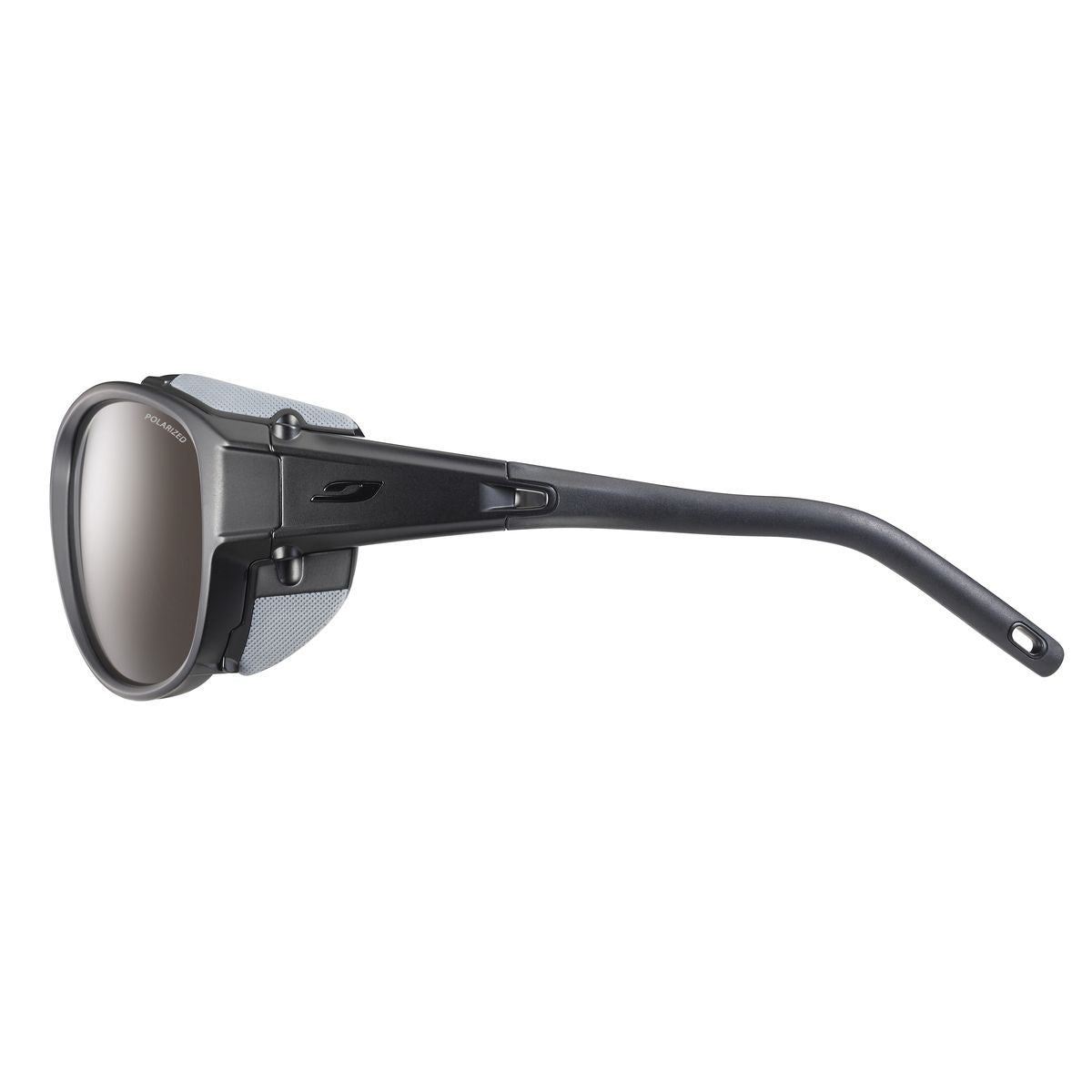 Julbo EXPLORER 2.0 Sunglasses J4971214 in Matt Black - Grey with a SPECTRON 4 Brown lens
