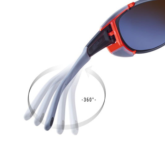 Julbo EXPLORER 2.0 Sunglasses J4976121 in Anthracite - Orange with a ALTI ARC lens