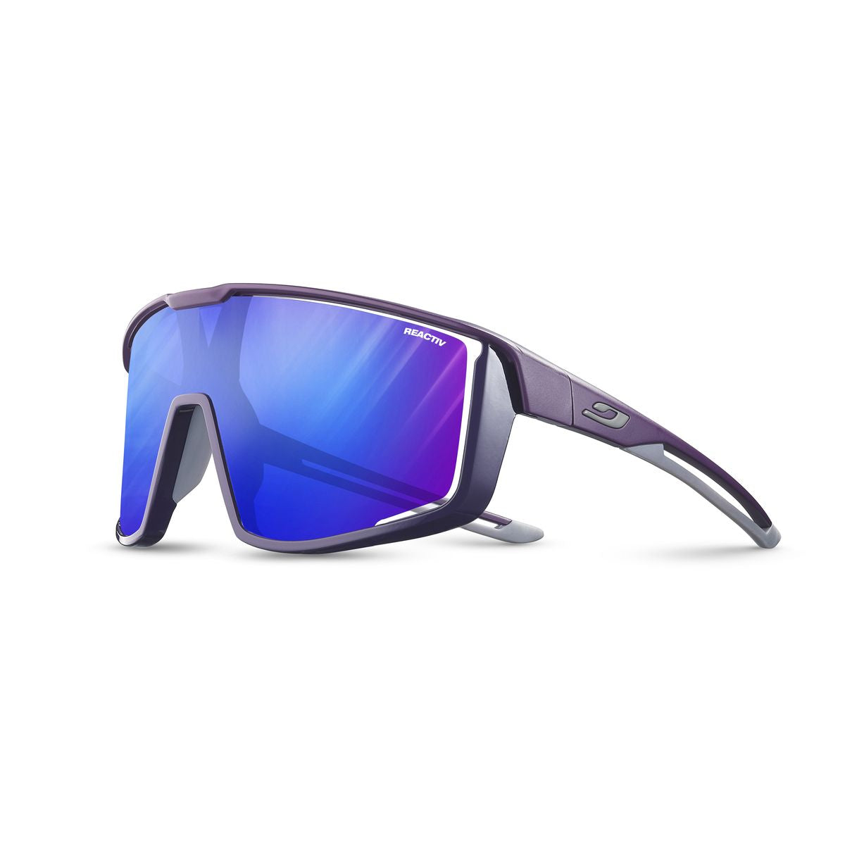 Julbo FURY Sunglasses J5313418 in Purple - Grey with a REACTIV 1-3 High Contrast Lens