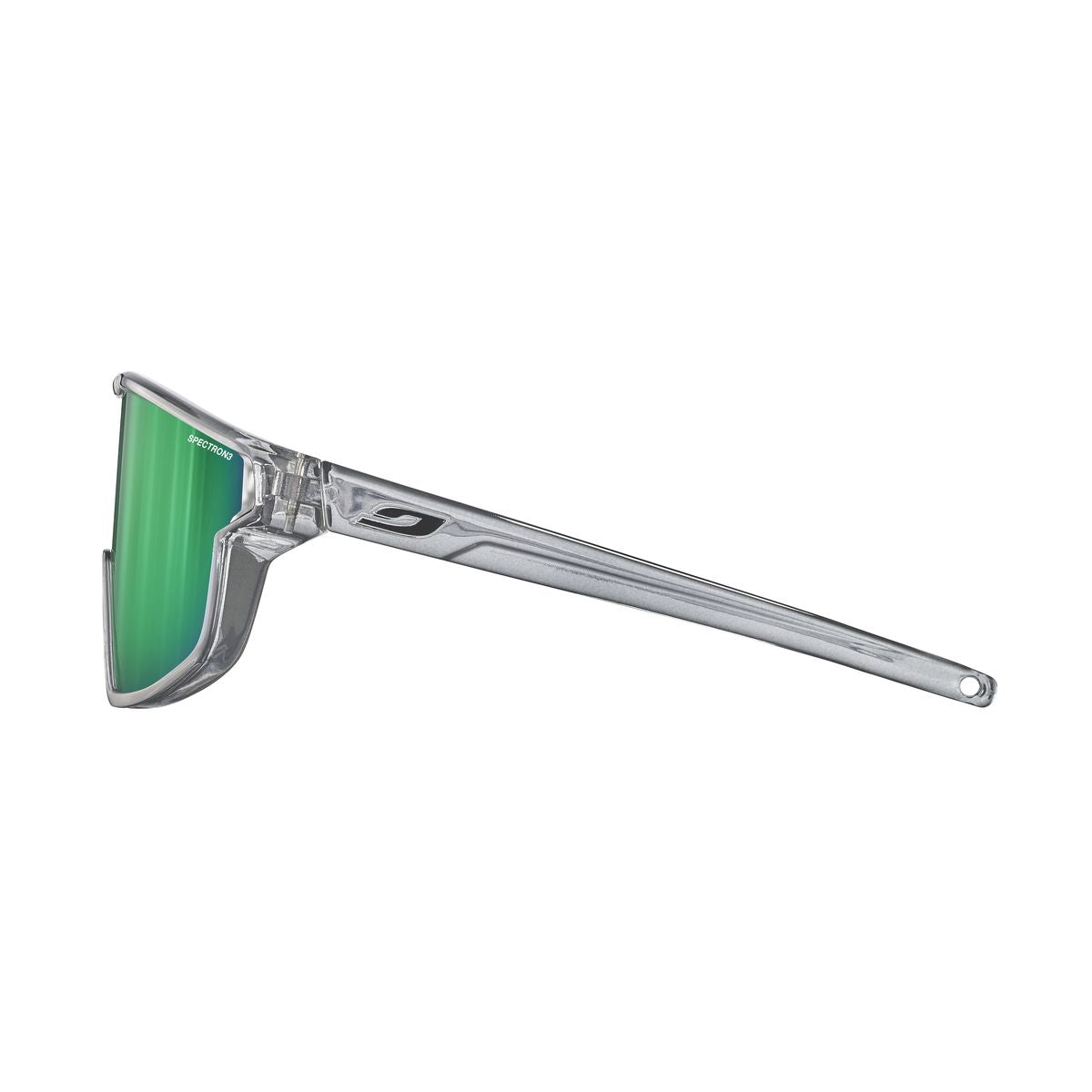 Julbo FURY MINI Sunglasses J5601120 in Grey Translucide Shinny with a SPECTRON 3 Smoke lens