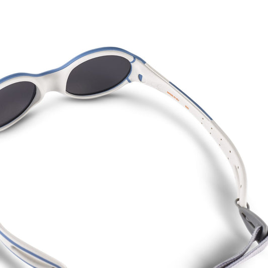 Julbo LOOP M Sunglasses J5332337 in Matt Blue - Grey with a SPECTRON 4 Smoke lens