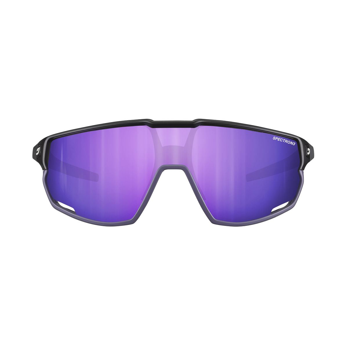 Julbo RUSH Sunglasses J5341118 in Black - Purple with a SPECTRON 3 Brown lens