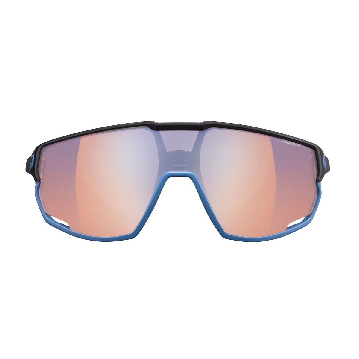 Julbo RUSH Sunglasses J5343412 in Black - Blue with a REACTIV 1-3 High Contrast Lens