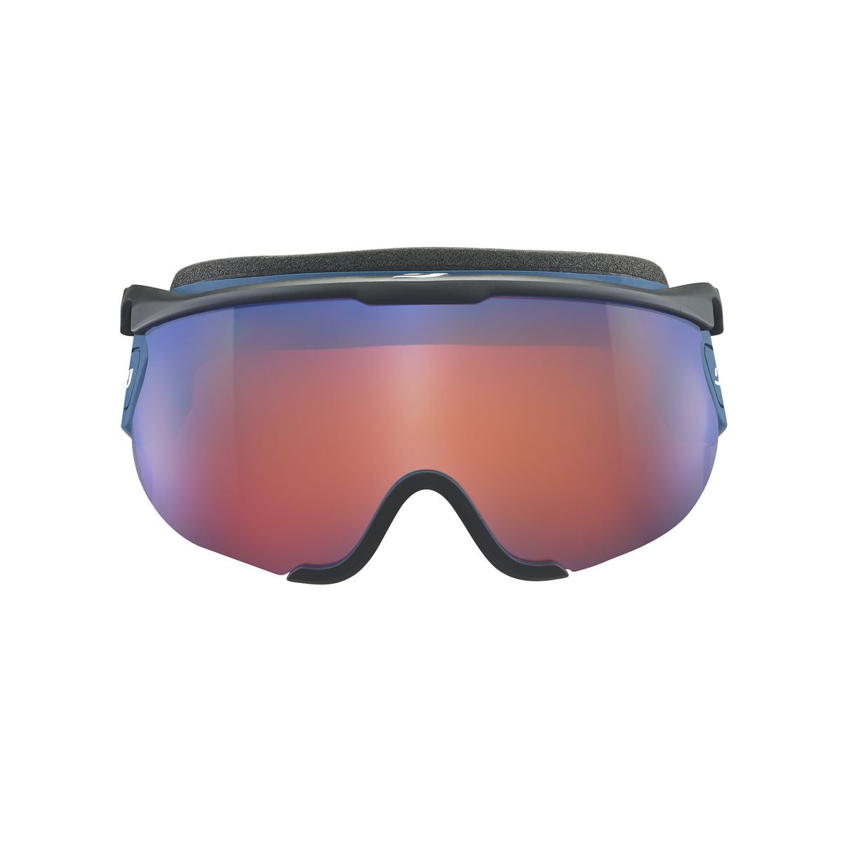 Julbo SNIPER EVO L Nordic Visor J69212141 in Matt Black - Blue - Blue - White Colour with a SPECTRON 2 RED lens