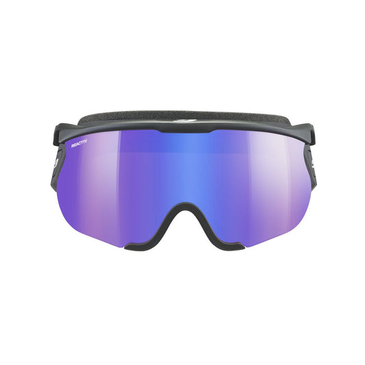 Julbo SNIPER EVO L Nordic Visor J69234141 in Matt Black - Black -White Colour with a REACTIV 1-3 HC lens