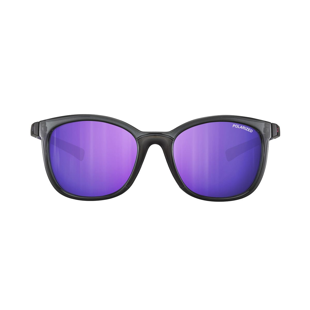 Julbo SPARK Sunglasses J5299418 in Grey Translucent Mat - Purple with a SPECTRON 3 POLARIZED Smoke lens