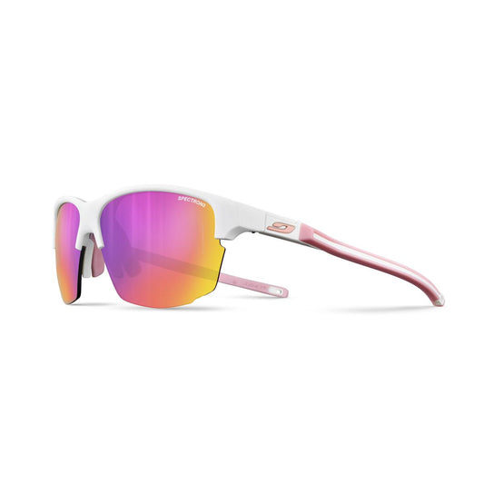 Julbo SPLIT Sunglasses J5511111 in White - Light Pink with a SPECTRON 3 Brown lens