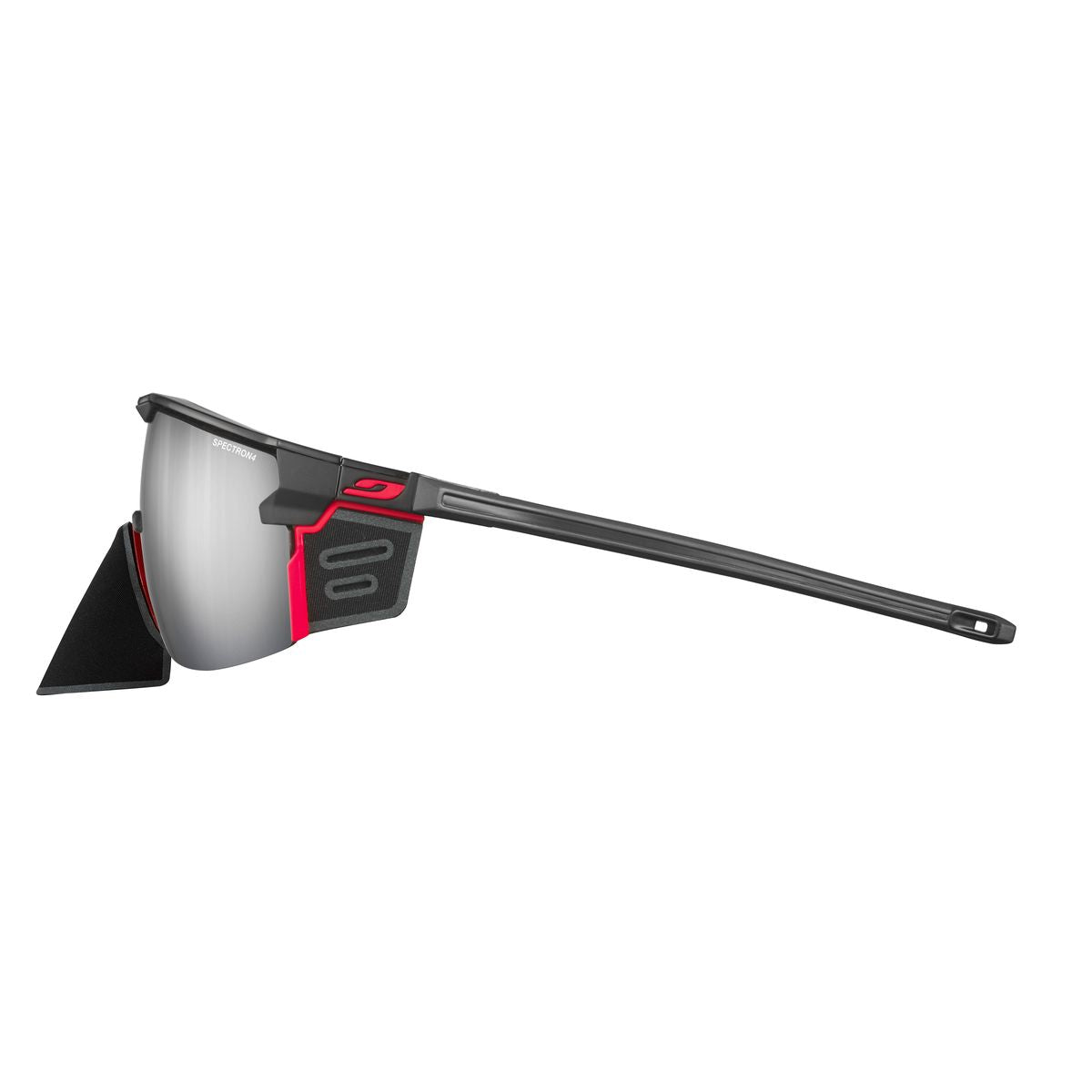 Julbo ULTIMATE COVER Sunglasses J5471223 in Black - Orange with a SPECTRON 4 Brown lens