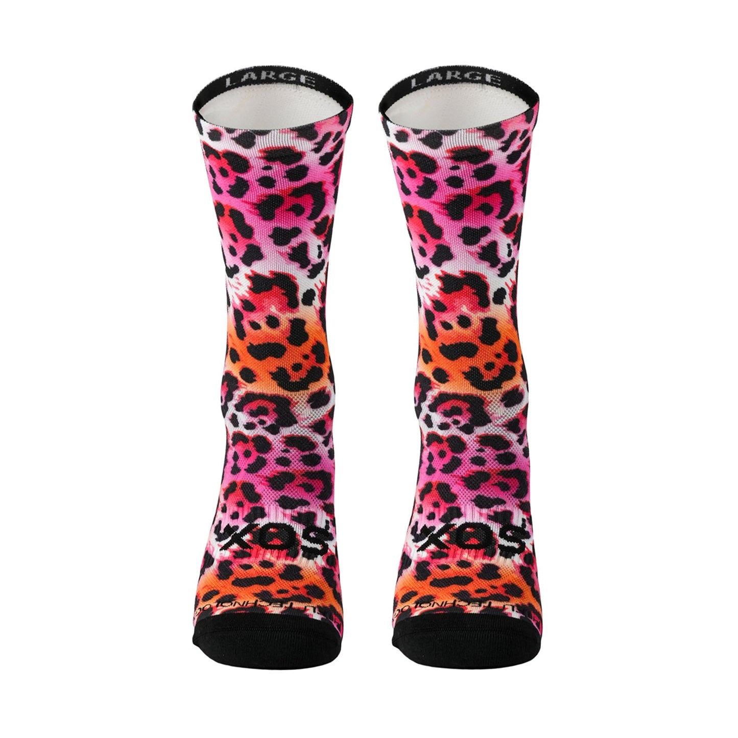 Electric Leopard Pink Socks
