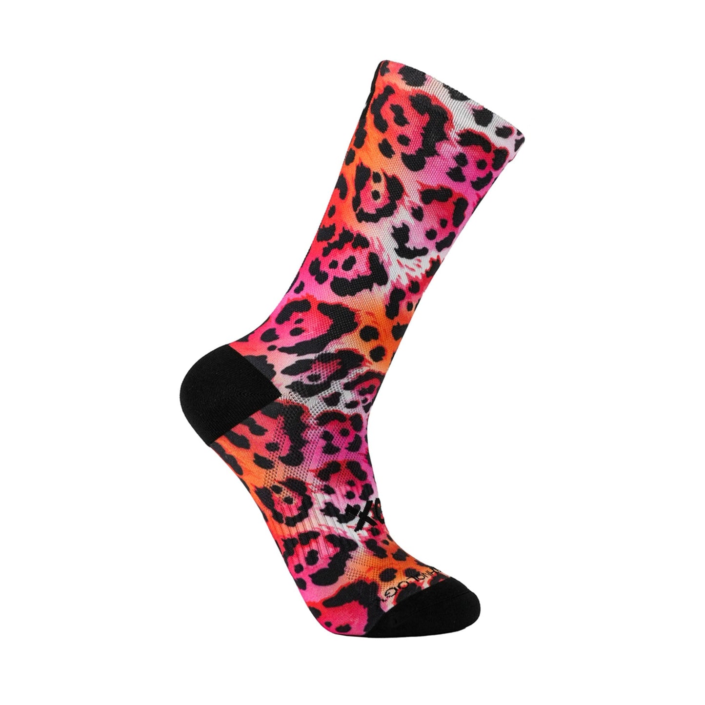 Electric Leopard Pink Socks