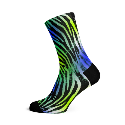 Electric Zebra Socks