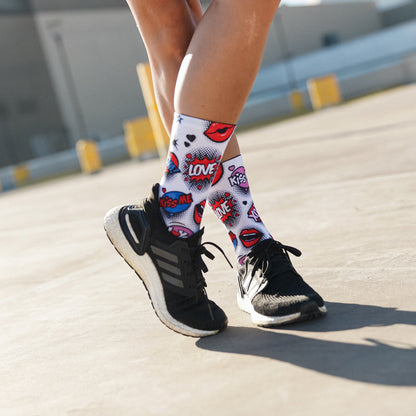 Chaussettes mi-mollet - Amour fou