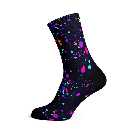 Purple Splash Socks