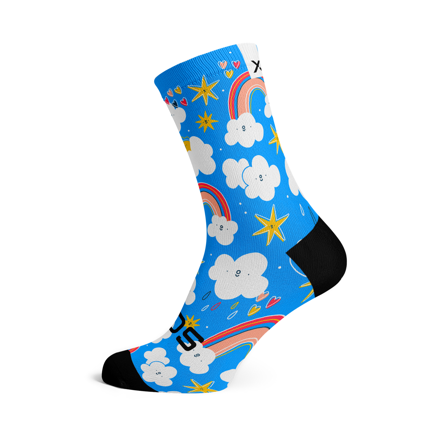 Chaussettes mi-mollet - Arc-en-ciel
