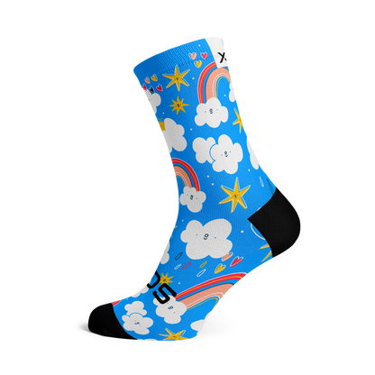 Chaussettes mi-mollet - Arc-en-ciel