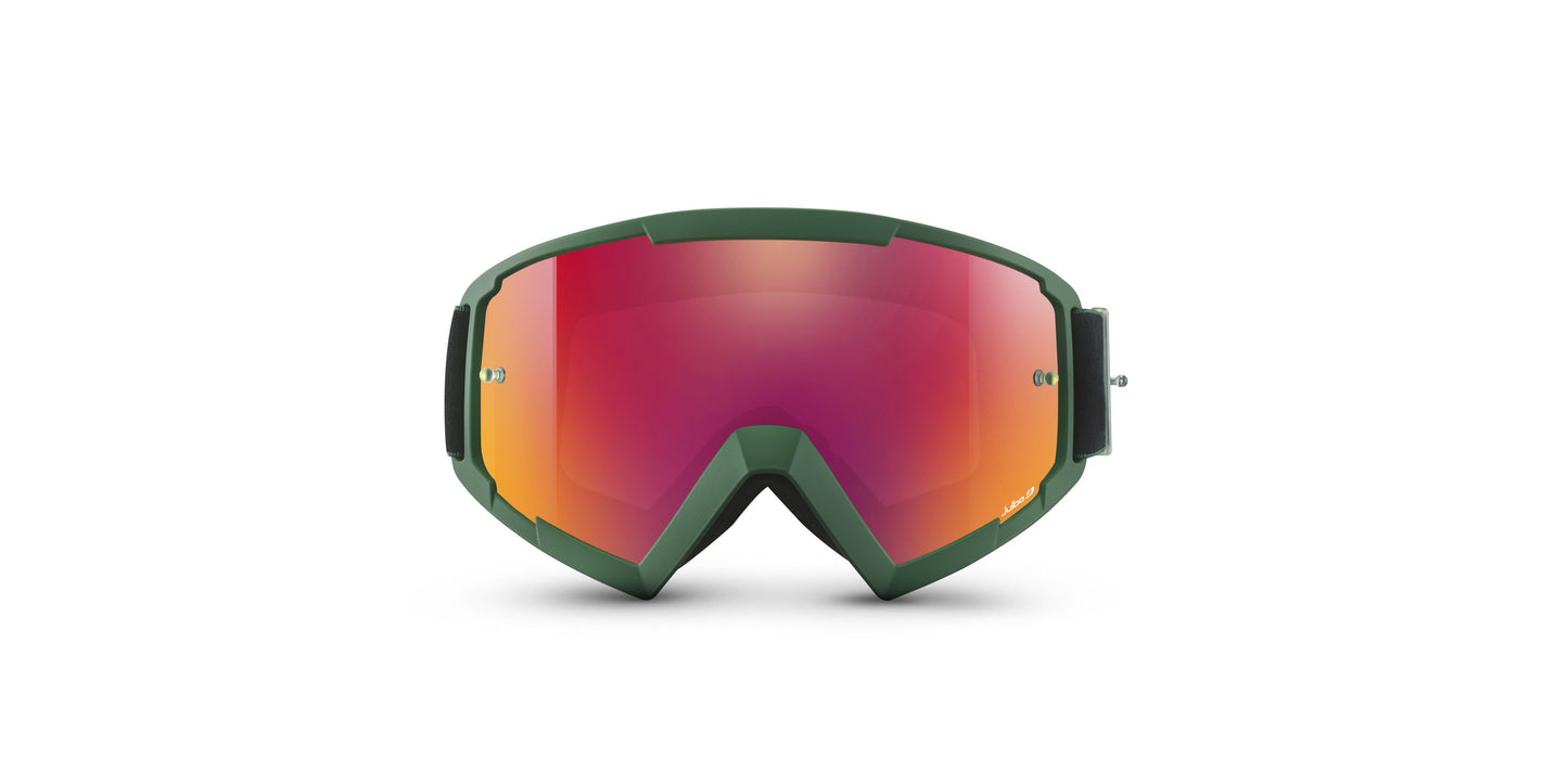 Julbo SESSION  MTB Goggle J76811142 in Black - Green Colour with a MTB SPECTRON 2 lens