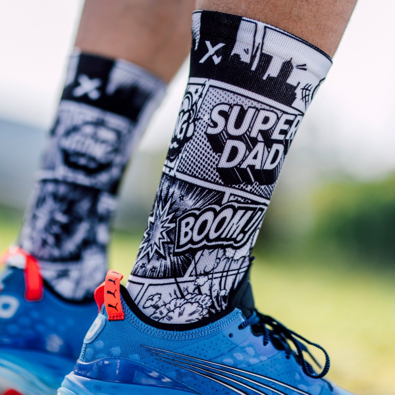 Chaussettes mi-mollet - Super-papa