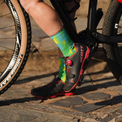 Chaussettes mi-mollet - Uni - Vert