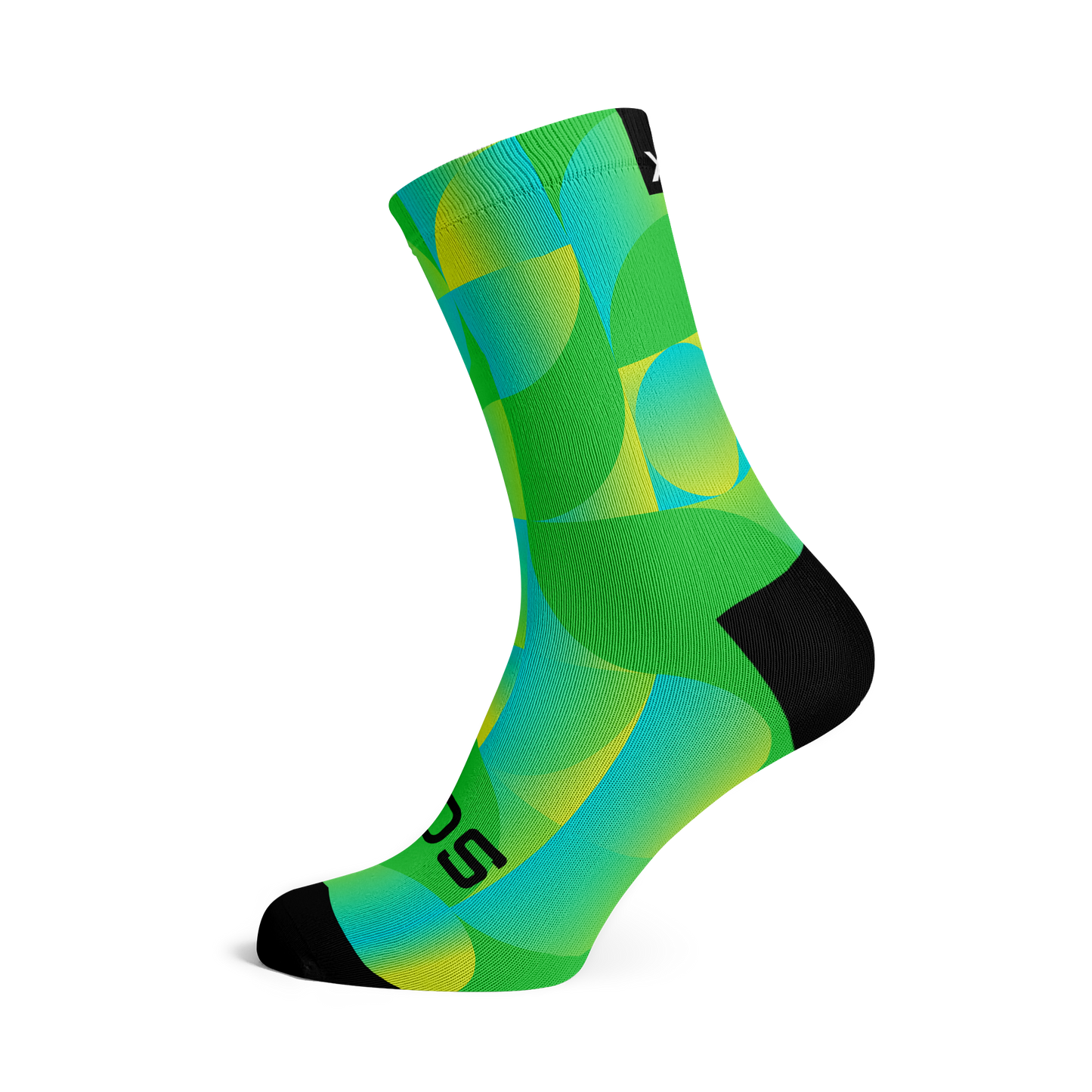 Chaussettes mi-mollet - Uni - Vert