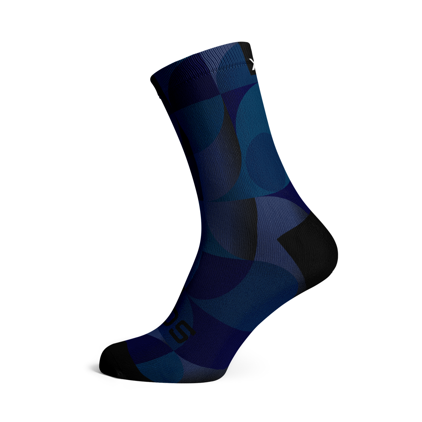 Chaussettes mi-mollet - Uni - bleu marine