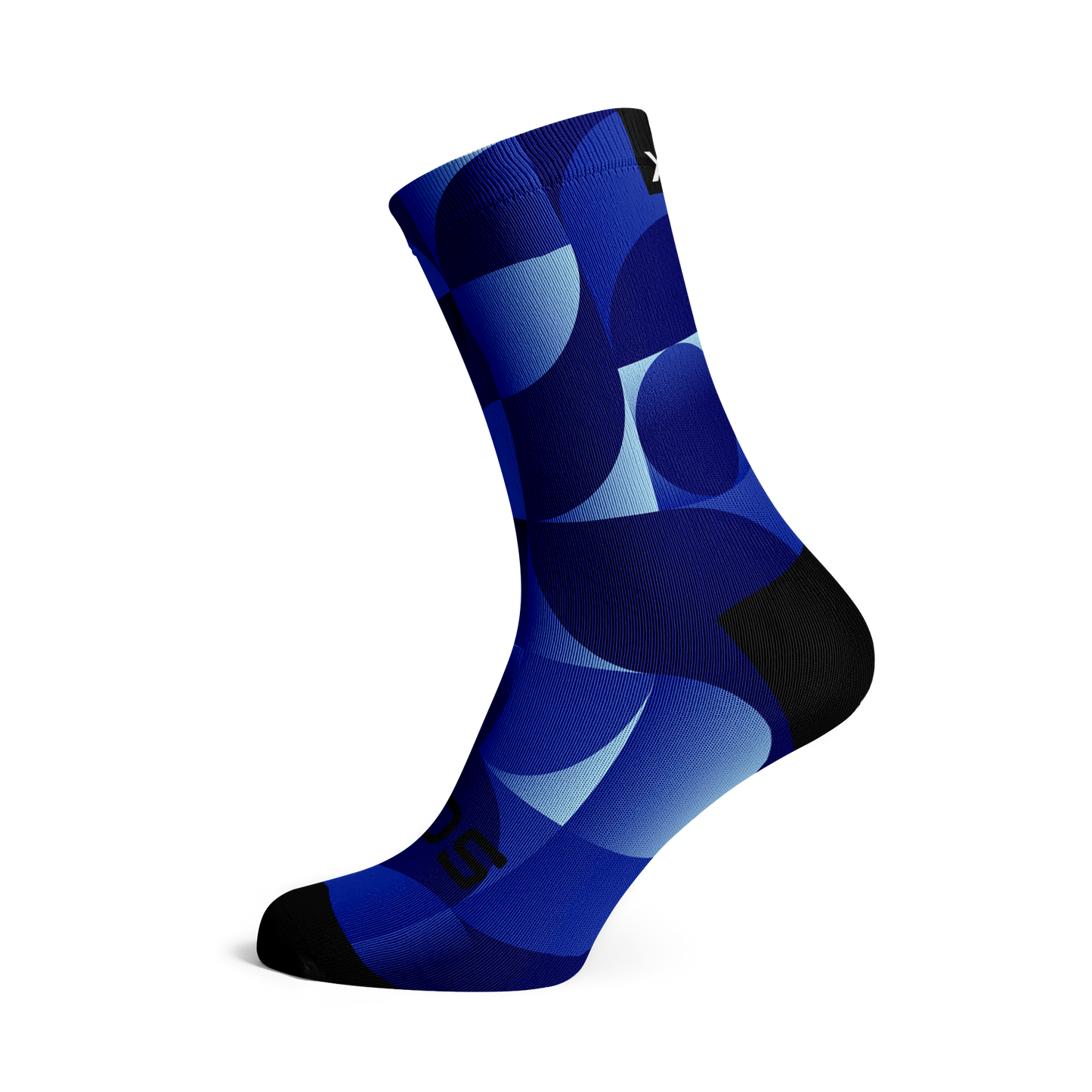 Chaussettes mi-mollet - Uni - royal