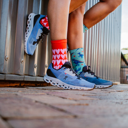 Chaussettes mi-mollet - Coeurs
