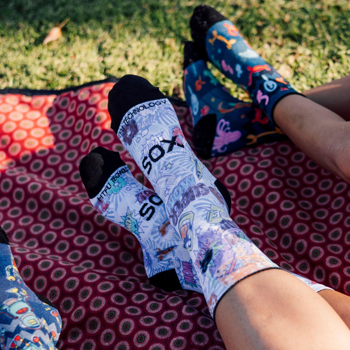 Chaussettes mi-mollet - Super-maman